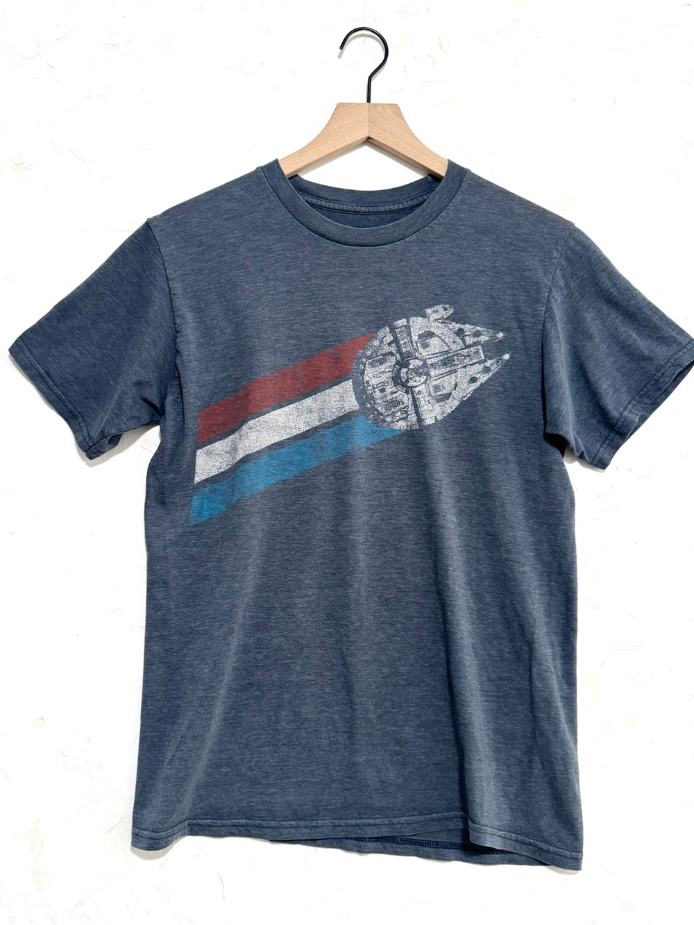 Star Wars Millennium Falcon Faded Graphic T-Shirt